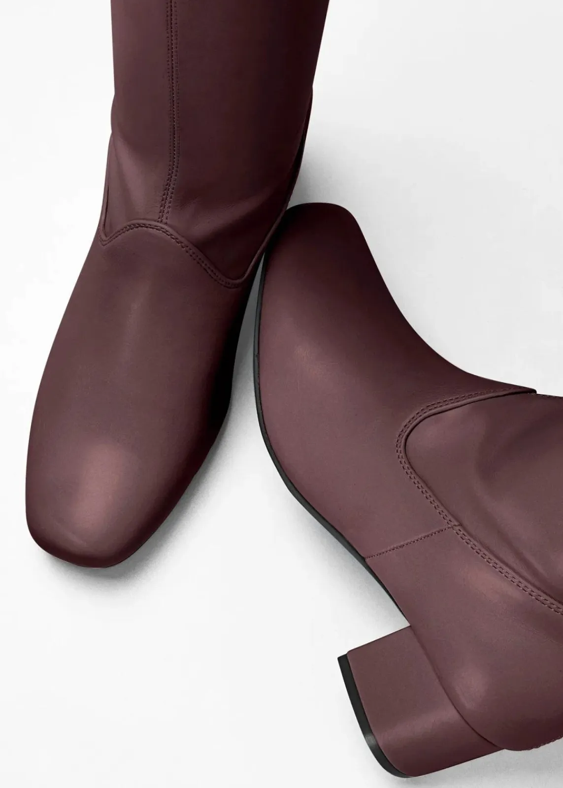 bonprix Stiefel|Schuhe & Accessoires In Spezialgrößen·Elastischer Schaft^Stiefel weinrot