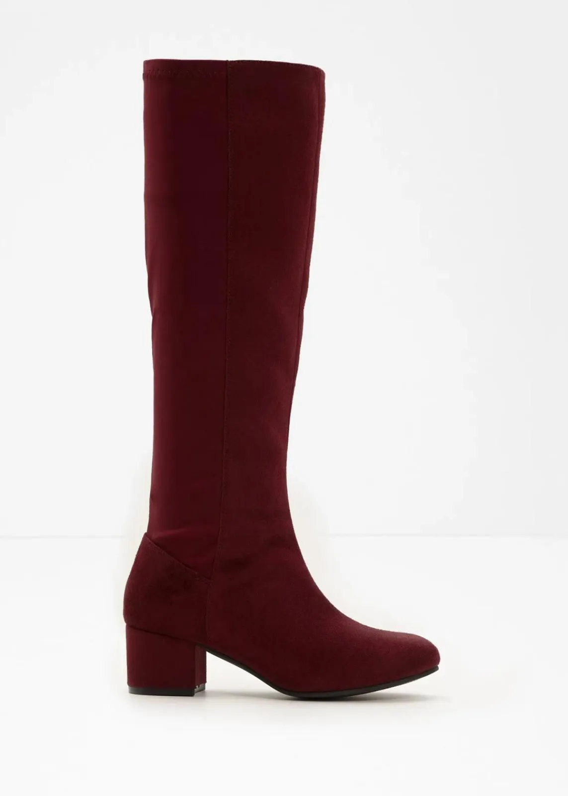 bonprix Schuhe & Accessoires In Spezialgrößen·Weite Schuhe|Schuhe & Accessoires In Spezialgrößen·Elastischer Schaft^Stiefel dunkelrot
