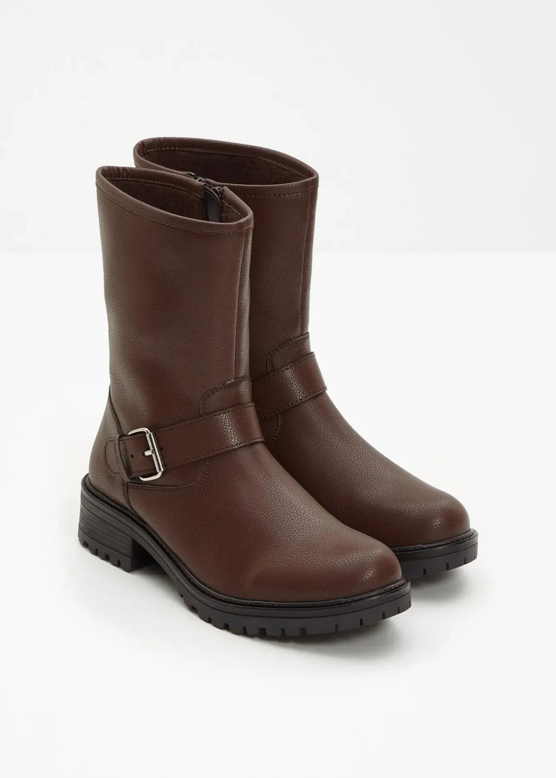 bonprix Stiefel|Gefütterte Winterschuhe^Stiefel dunkelbraun