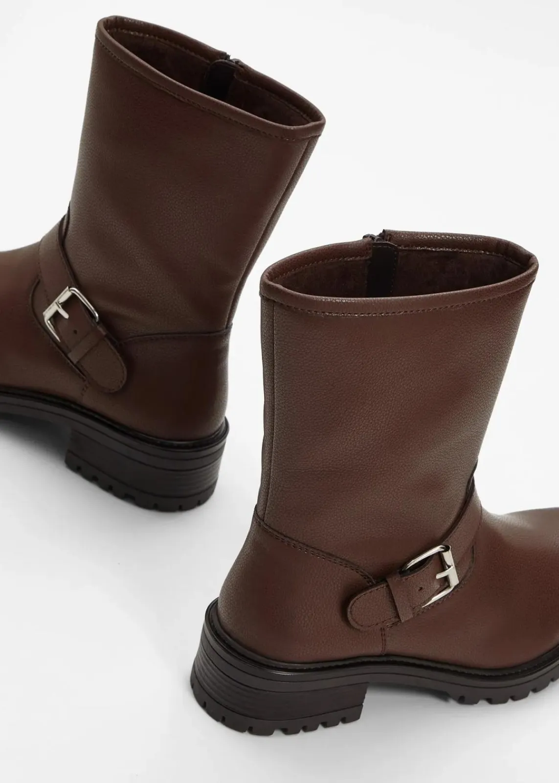 bonprix Stiefel|Gefütterte Winterschuhe^Stiefel dunkelbraun
