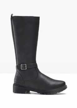 bonprix Komfortschuhe|Gefütterte Winterschuhe^Stiefel schwarz
