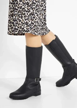 bonprix Komfortschuhe|Gefütterte Winterschuhe^Stiefel schwarz