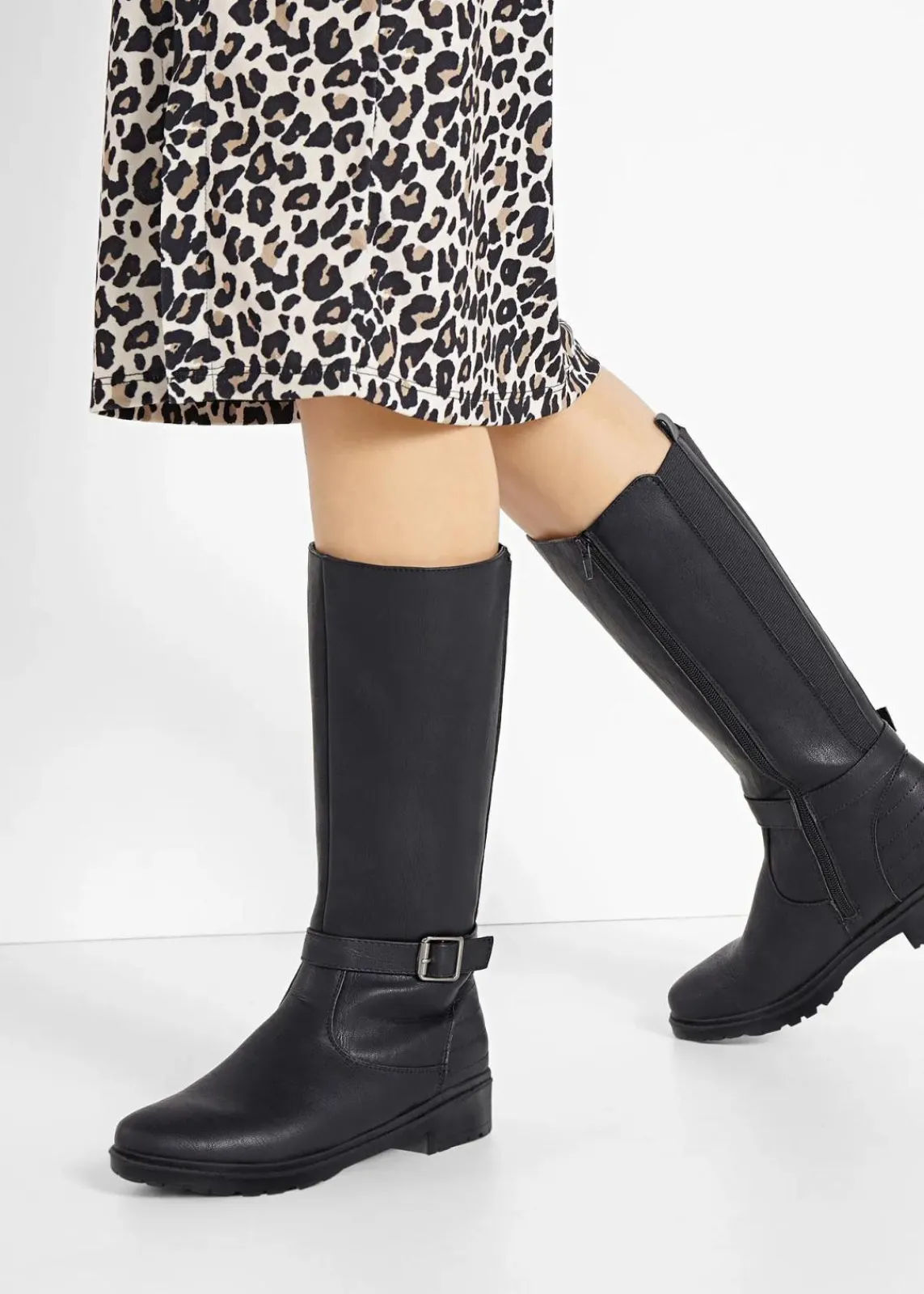 bonprix Komfortschuhe|Gefütterte Winterschuhe^Stiefel schwarz