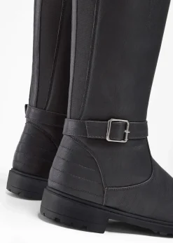 bonprix Komfortschuhe|Gefütterte Winterschuhe^Stiefel schwarz