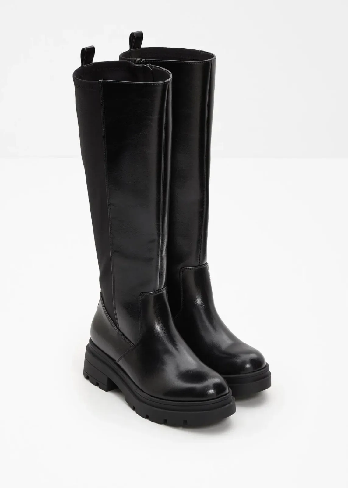 bonprix Stiefel|Schuhe & Accessoires In Spezialgrößen·Elastischer Schaft^Stiefel schwarz