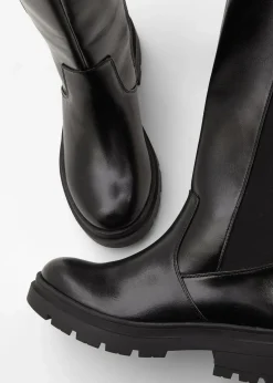bonprix Stiefel|Schuhe & Accessoires In Spezialgrößen·Elastischer Schaft^Stiefel schwarz