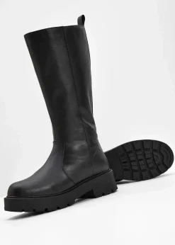 bonprix Stiefel|Gefütterte Winterschuhe^Stiefel schwarz