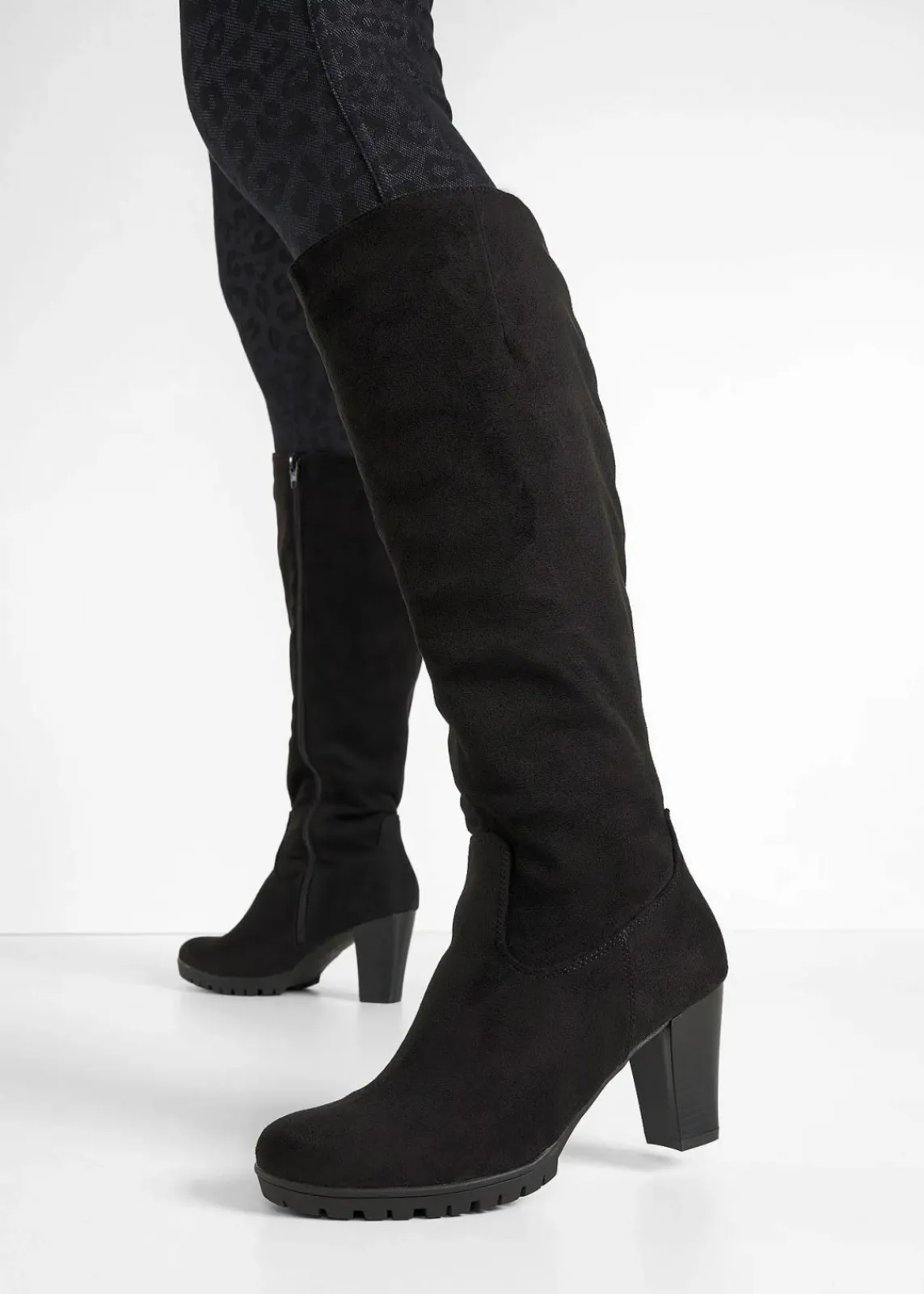 bonprix Stiefel|Schuhe & Accessoires In Spezialgrößen·Weite Schuhe^Stiefel schwarz