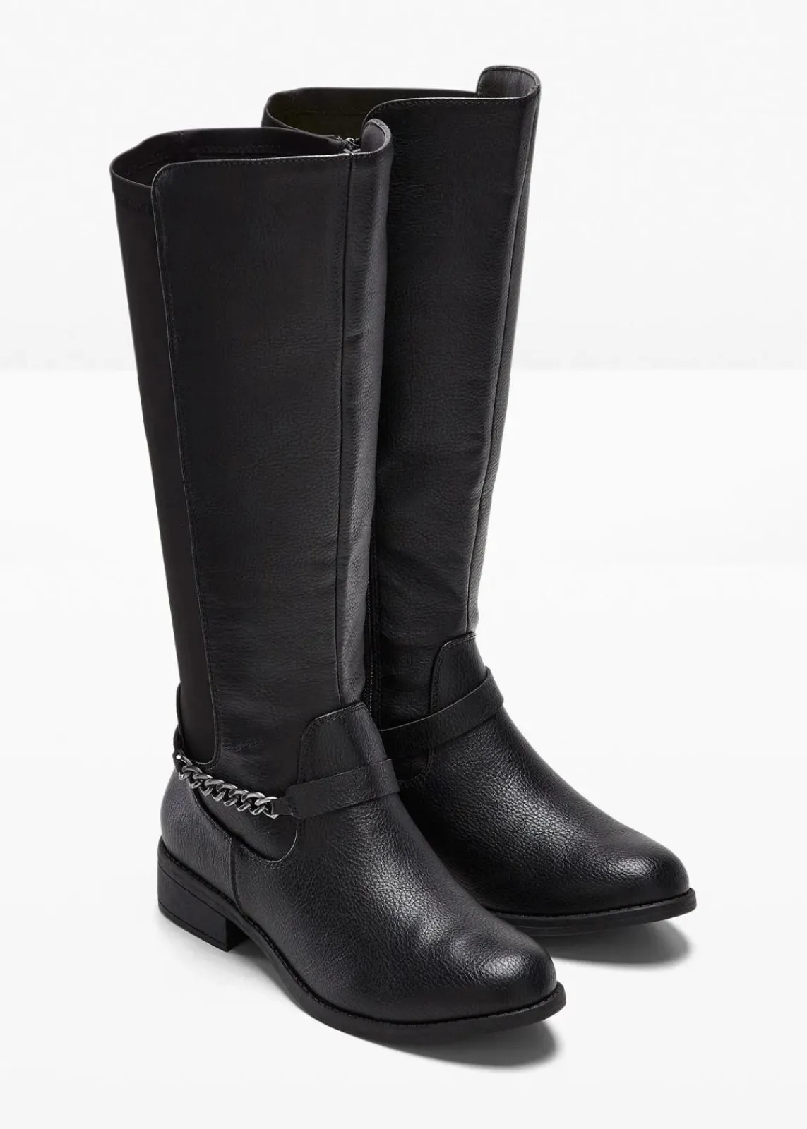 bonprix Komfortschuhe|Stiefel^Stiefel schwarz