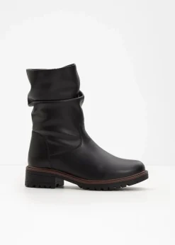 bonprix Gefütterte Winterschuhe|Stiefel^Stiefel schwarz
