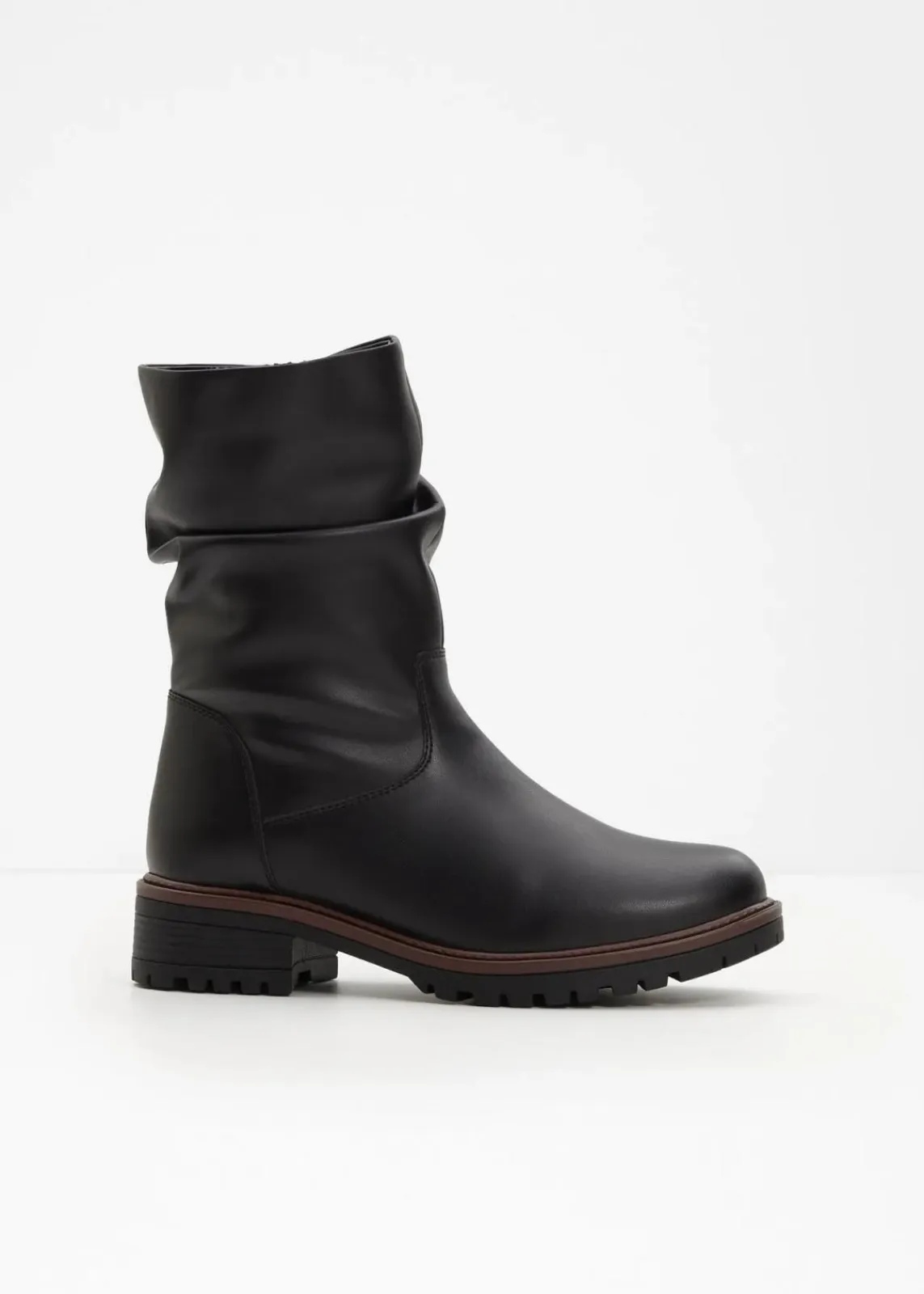 bonprix Gefütterte Winterschuhe|Stiefel^Stiefel schwarz