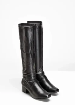 bonprix Schuhe & Accessoires In Spezialgrößen·Schuhe In Übergröße|Schuhe & Accessoires In Spezialgrößen·Elastischer Schaft^Stiefel schwarz