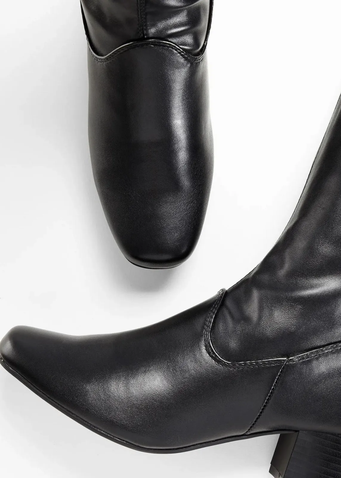 bonprix Schuhe & Accessoires In Spezialgrößen·Schuhe In Übergröße|Schuhe & Accessoires In Spezialgrößen·Elastischer Schaft^Stiefel schwarz