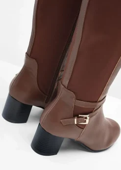 bonprix Schuhe & Accessoires In Spezialgrößen·Weite Schuhe|Schuhe & Accessoires In Spezialgrößen·Schuhe In Übergröße^Stiefel dunkelbraun