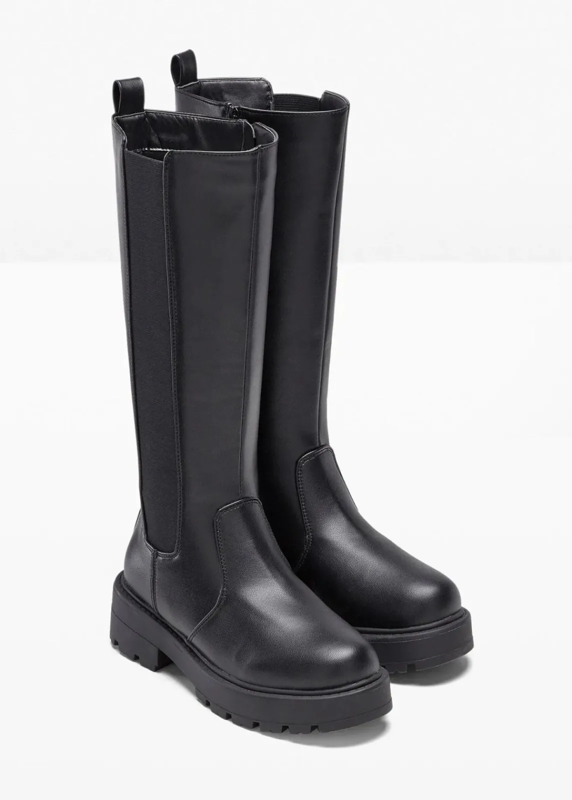 bonprix Stiefel|Schuhe & Accessoires In Spezialgrößen·Elastischer Schaft^Stiefel schwarz