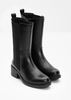 bonprix Stiefel|Schuhe & Accessoires In Spezialgrößen·Elastischer Schaft^Stiefel schwarz