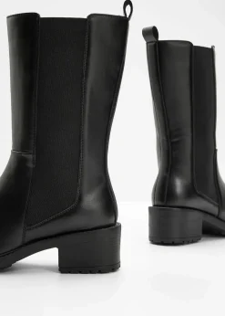 bonprix Stiefel|Schuhe & Accessoires In Spezialgrößen·Elastischer Schaft^Stiefel schwarz