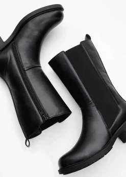 bonprix Stiefel|Schuhe & Accessoires In Spezialgrößen·Elastischer Schaft^Stiefel schwarz