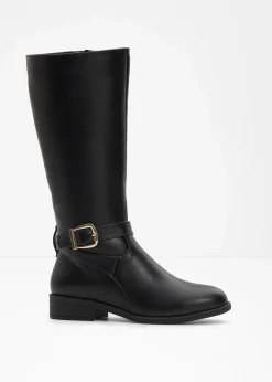 bonprix Schuhe & Accessoires In Spezialgrößen·Schuhe In Übergröße|Stiefel^Stiefel schwarz