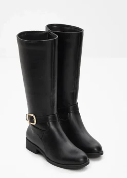 bonprix Schuhe & Accessoires In Spezialgrößen·Schuhe In Übergröße|Stiefel^Stiefel schwarz