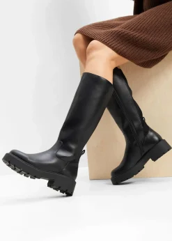bonprix Schuhe & Accessoires In Spezialgrößen·Schuhe In Übergröße|Stiefel^Stiefel schwarz