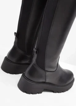bonprix Schuhe & Accessoires In Spezialgrößen·Schuhe In Übergröße|Stiefel^Stiefel schwarz