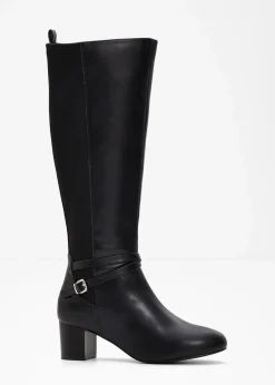 bonprix Komfortschuhe|Stiefel^Stiefel schwarz