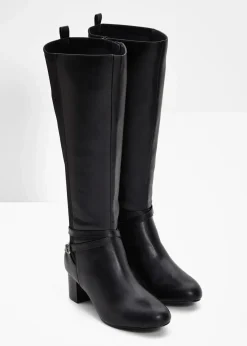 bonprix Komfortschuhe|Stiefel^Stiefel schwarz