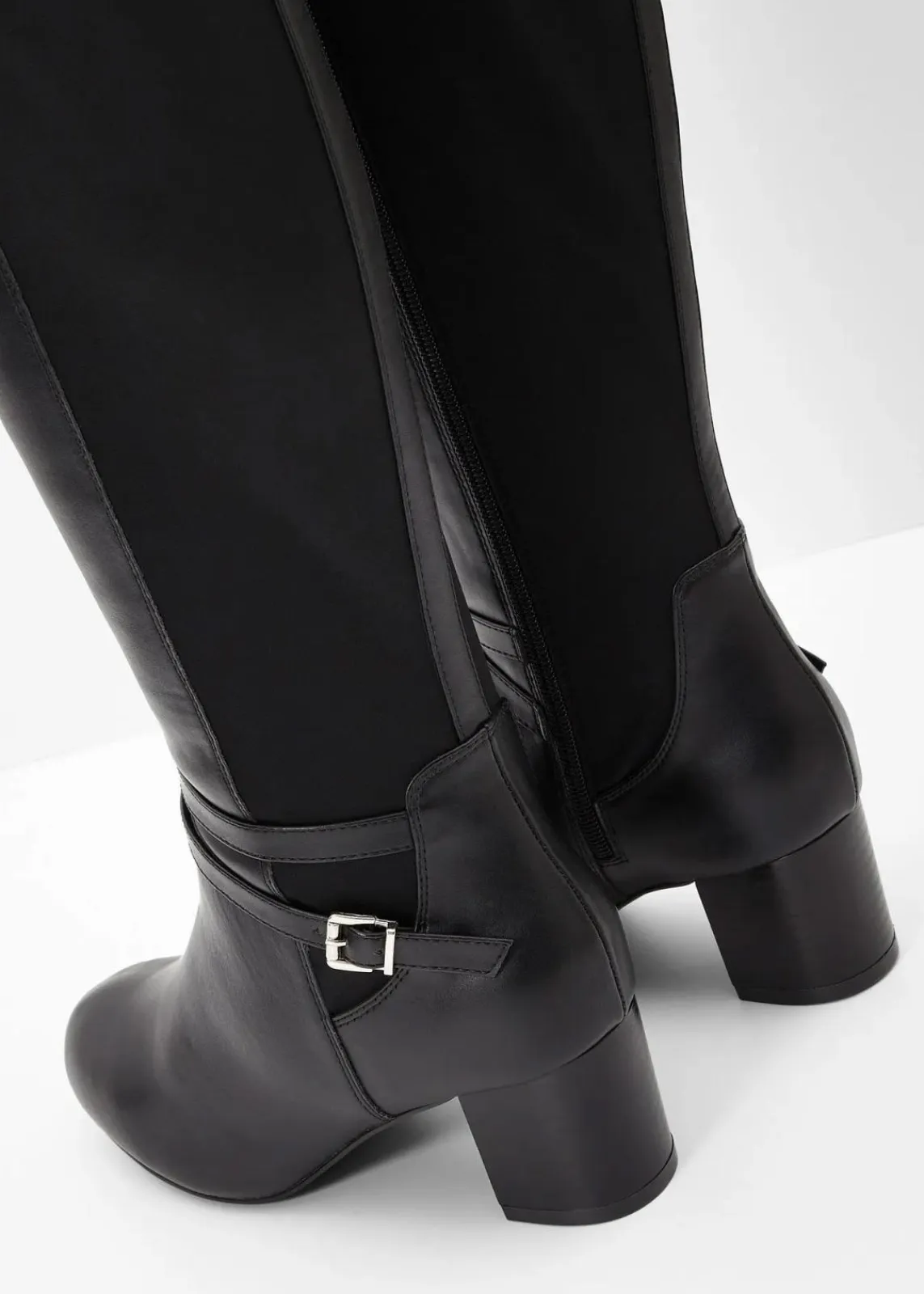 bonprix Komfortschuhe|Stiefel^Stiefel schwarz