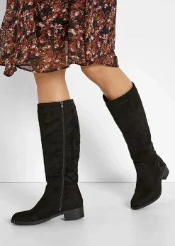 bonprix Stiefel|Schuhe & Accessoires In Spezialgrößen·Schuhe In Übergröße^Stiefel schwarz