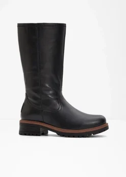 bonprix Gefütterte Winterschuhe|Stiefel^Stiefel schwarz