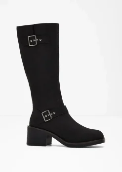 bonprix Gefütterte Winterschuhe|Stiefel^Stiefel schwarz