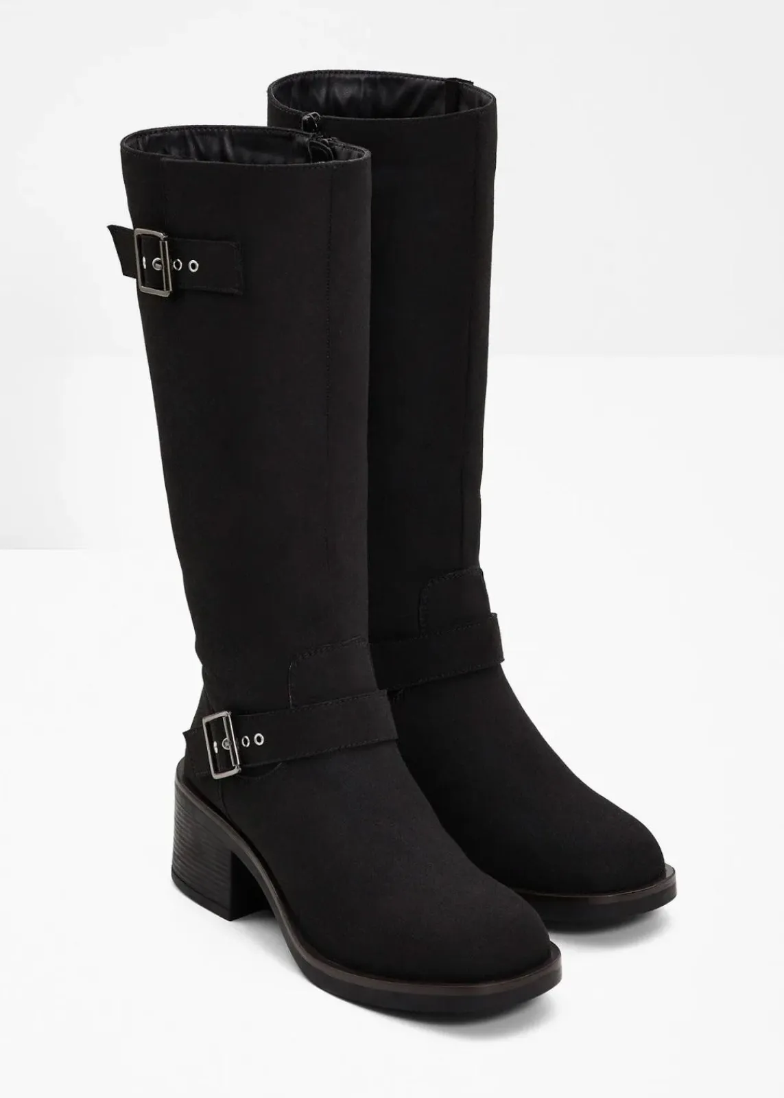 bonprix Gefütterte Winterschuhe|Stiefel^Stiefel schwarz