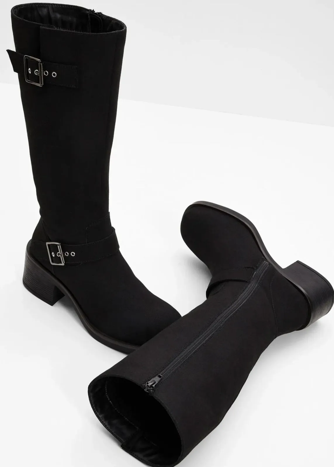 bonprix Gefütterte Winterschuhe|Stiefel^Stiefel schwarz