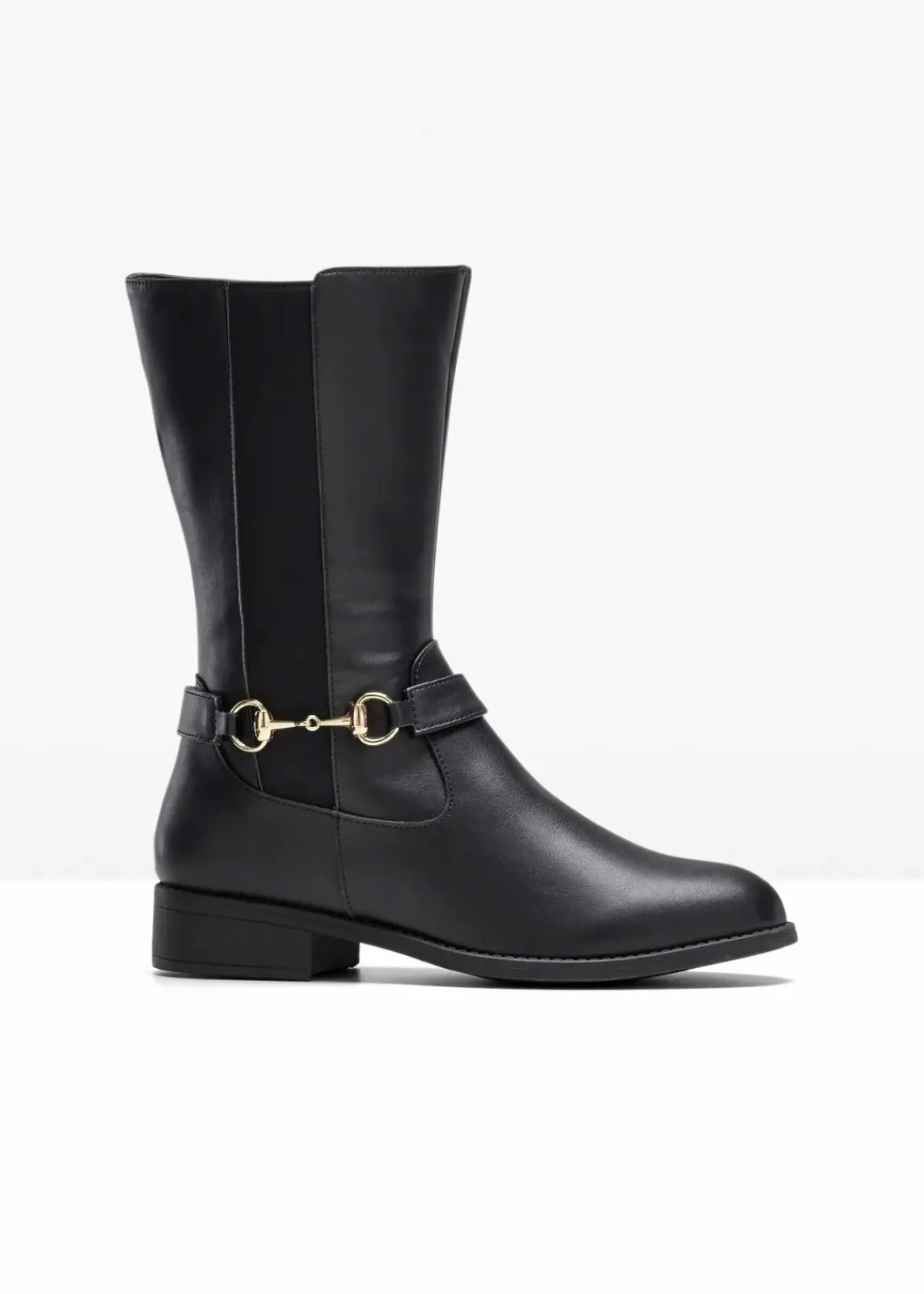 bonprix Schuhe & Accessoires In Spezialgrößen·Weite Schuhe|Schuhe & Accessoires In Spezialgrößen·Schuhe In Übergröße^Stiefel schwarz