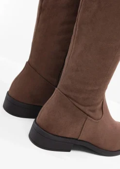 bonprix Schuhe & Accessoires In Spezialgrößen·Schuhe In Übergröße|Stiefel^Stiefel dunkelbraun