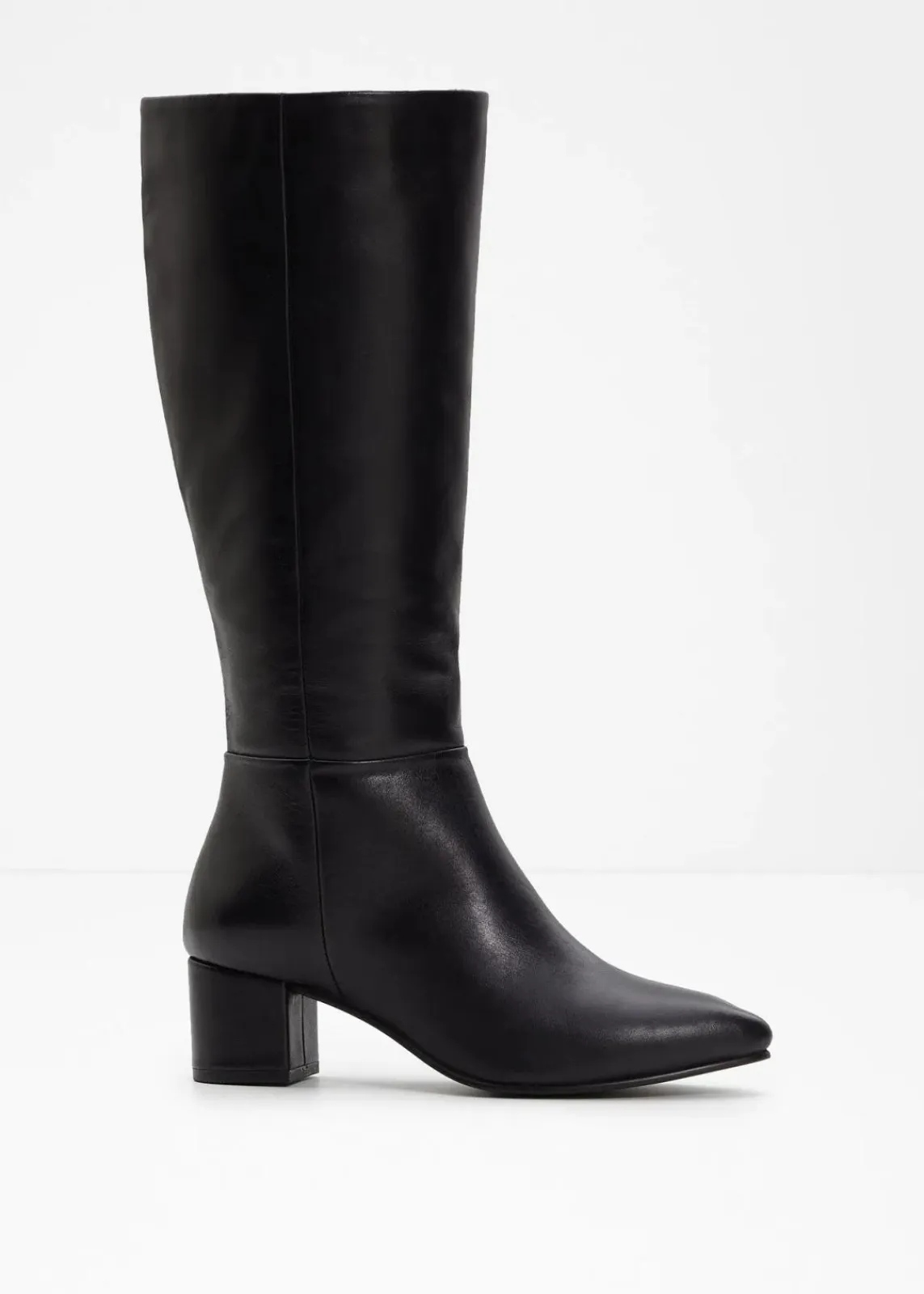 bonprix Stiefel|Nachhaltigere Materialien^Stiefel aus Leder schwarz