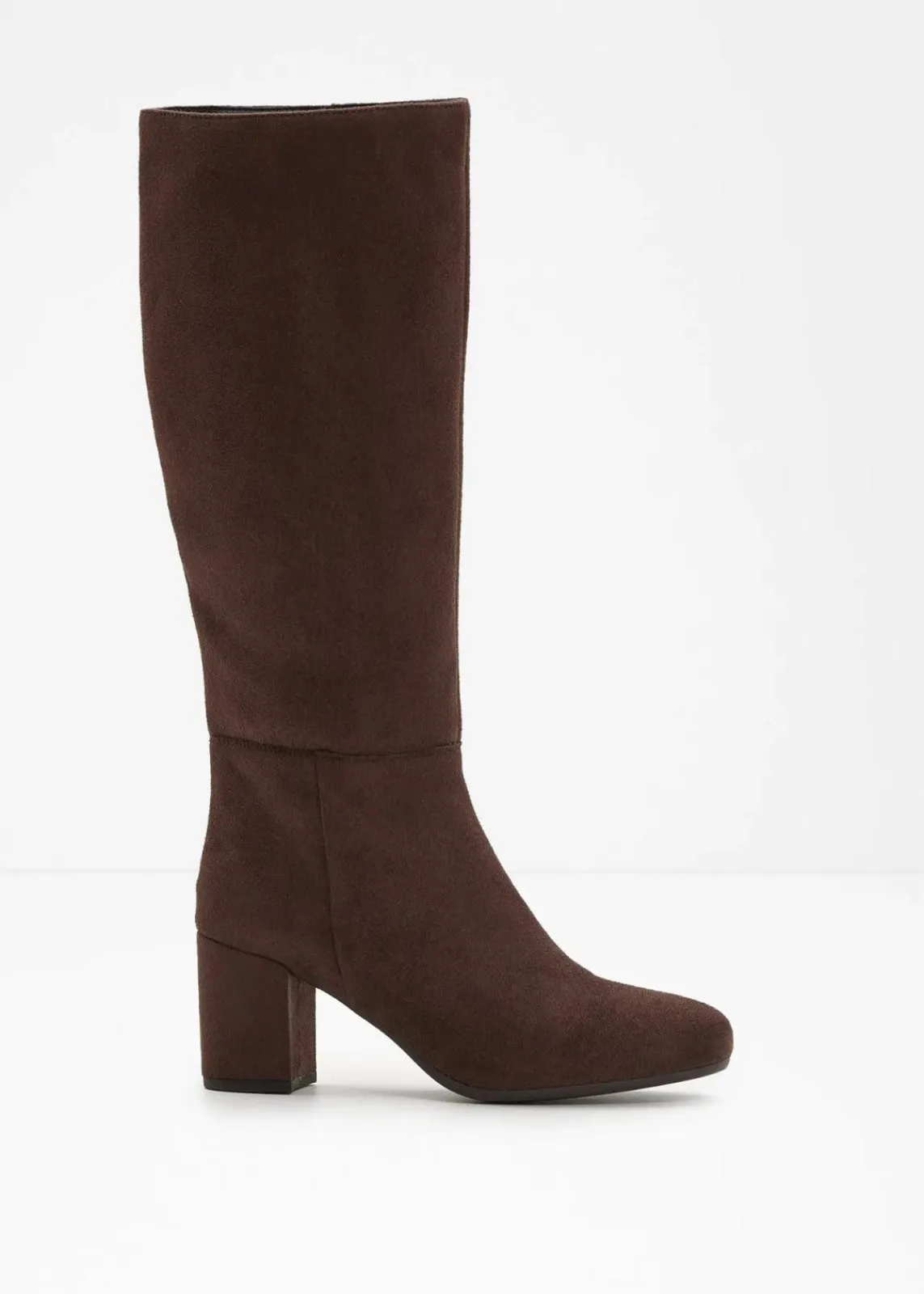 bonprix Stiefel^Stiefel mit Blockabsatz dunkelbraun