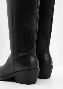 bonprix Stiefel^Stiefel mit hohem Schaft schwarz