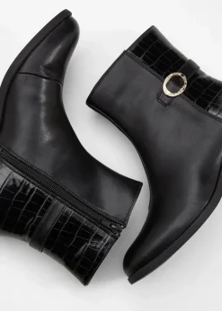 bonprix Stiefeletten^Stiefelette schwarz