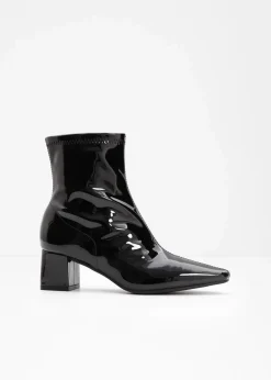 bonprix Stiefeletten|Schuhe & Accessoires In Spezialgrößen·Elastischer Schaft^Stiefeletten schwarz