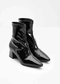 bonprix Stiefeletten|Schuhe & Accessoires In Spezialgrößen·Elastischer Schaft^Stiefeletten schwarz
