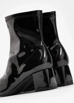 bonprix Stiefeletten|Schuhe & Accessoires In Spezialgrößen·Elastischer Schaft^Stiefeletten schwarz