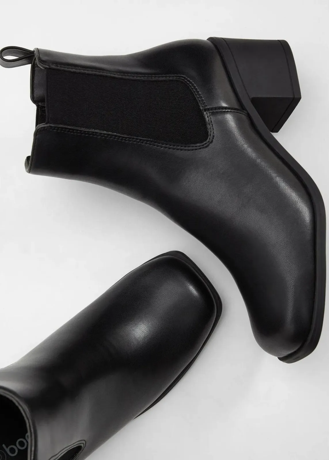 bonprix Stiefeletten|Schuhe & Accessoires In Spezialgrößen·Elastischer Schaft^Stiefeletten schwarz