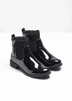 bonprix Stiefeletten|Schuhe & Accessoires In Spezialgrößen·Elastischer Schaft^Stiefeletten schwarz