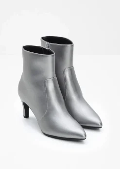 bonprix Stiefeletten^Stiefeletten silber metallic