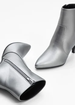 bonprix Stiefeletten^Stiefeletten silber metallic