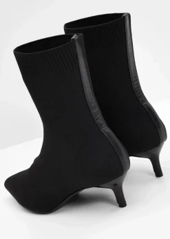 bonprix Stiefeletten|Schuhe & Accessoires In Spezialgrößen·Elastischer Schaft^Stiefeletten schwarz