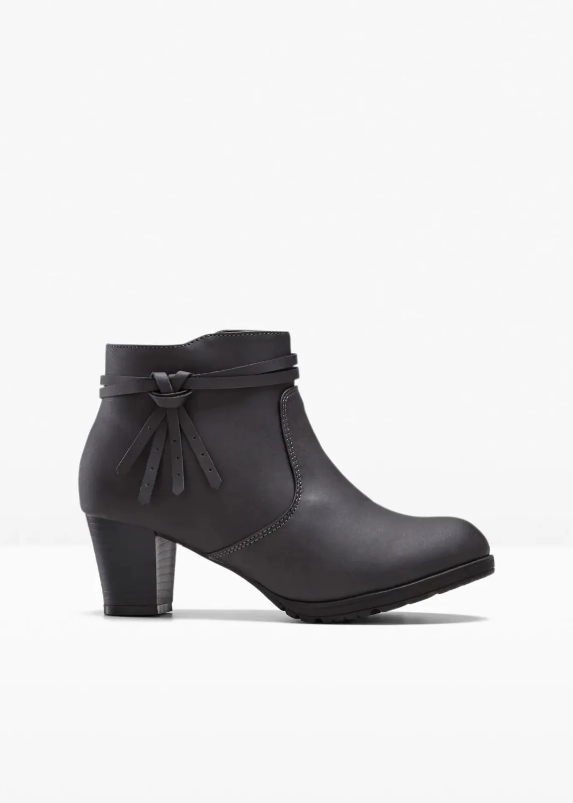 bonprix Komfortschuhe|Stiefeletten^Stiefeletten anthrazit