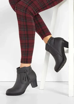 bonprix Komfortschuhe|Stiefeletten^Stiefeletten anthrazit